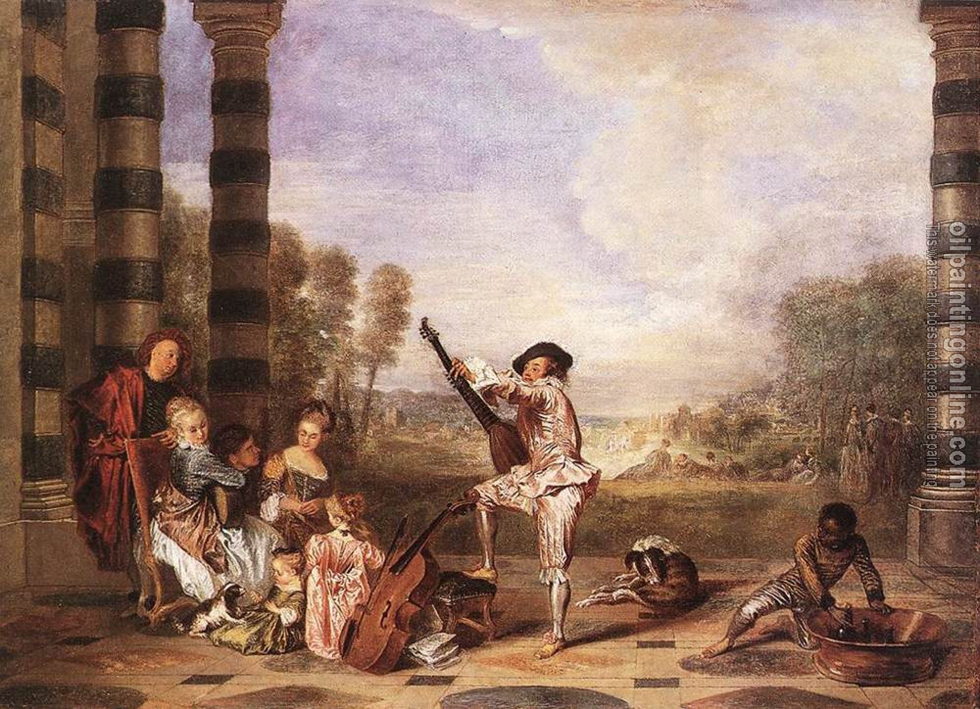 Watteau, Jean-Antoine - Les Charmes de la Vie